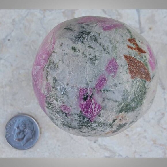 48mm cobaltoan calcite from CONGO 01 positivity HARMONY love - Picture 7 of 8